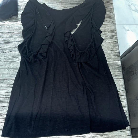 Black Ruffle Tank - Picture 2 of 2